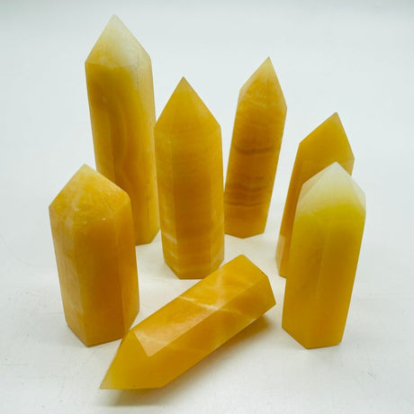 Yellow Calcite Point 2-3.5in(5-8.9cm)Wholesale -Wholesale Crystals