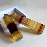 Yellow fluorite point -Wholesale Crystals