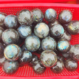Yellow&Blue Labradorite Ball -Wholesale Crystals