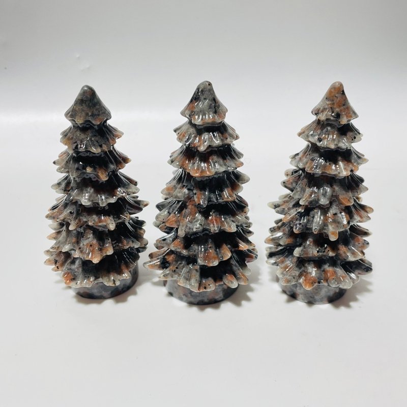 Yooperlite Stone Christmas Tree Carving Wholesale - Wholesale Crystals